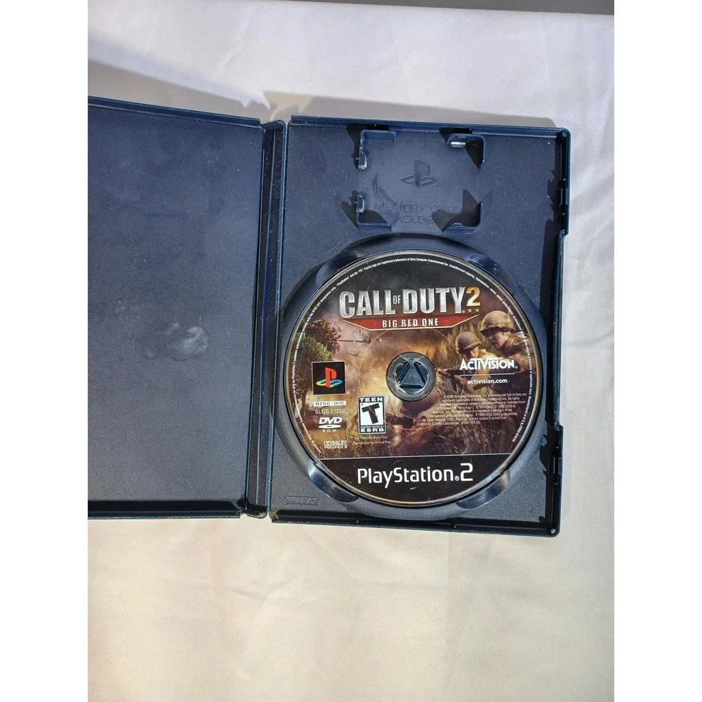 Call‎ Of Duty 2 Big Red One PlayStation 2 PS2 Game Activision T NTSC-U/C Shooter